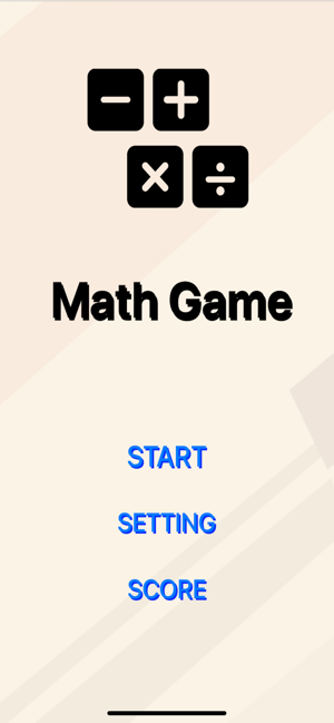 Math Game(Add, Sub, Mul & Div)(圖1)-速報App