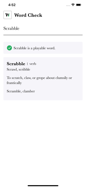 Word Check for SCRABBLE®