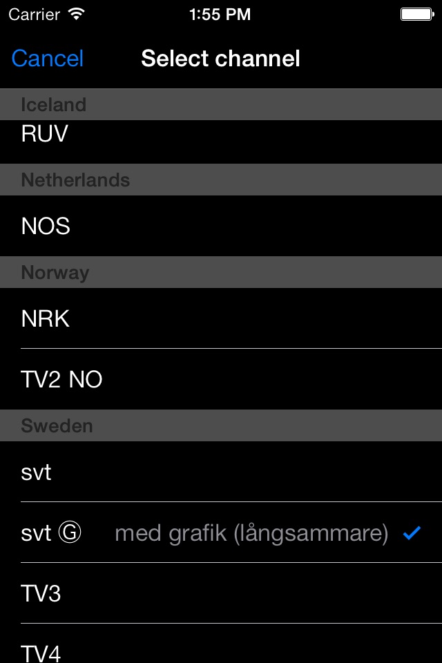 TextTV II screenshot 2