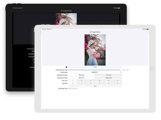 Screenshot #4 pour Art Image Factory - ASCII Art