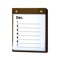 A calendar viewer in vertical scroll format to check your events and tasks for today quickly and easily