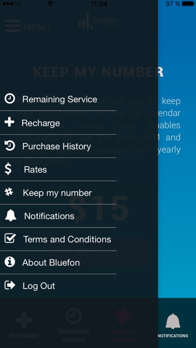 Bluefon Mobile screenshot 4