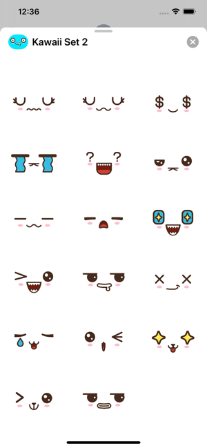 Cute Emoji Faces: Anime, Manga(圖4)-速報App