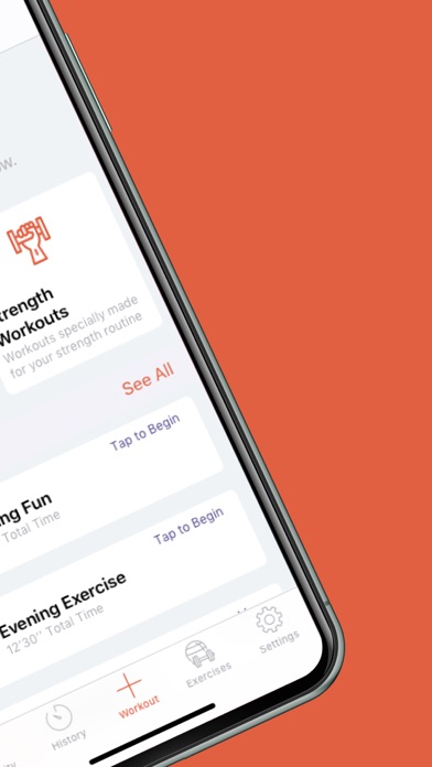 WorkUps Workout Tracker screenshot 2