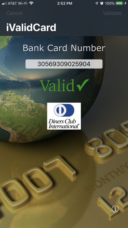 iValidCard