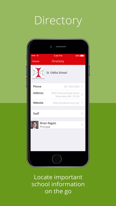 Screenshot #1 pour St. Odilia School