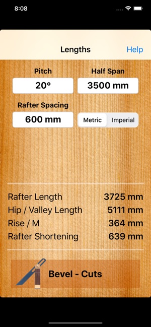 Roof Carpenter Rafter Calc On The App Store