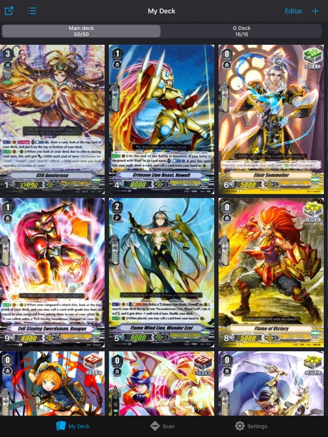 Bigar Vanguard Card Scanner On The App Store