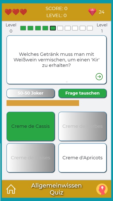 Allgemeinwissen Quiz App screenshot 4