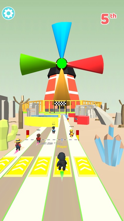 Wind Race 3D screenshot-3