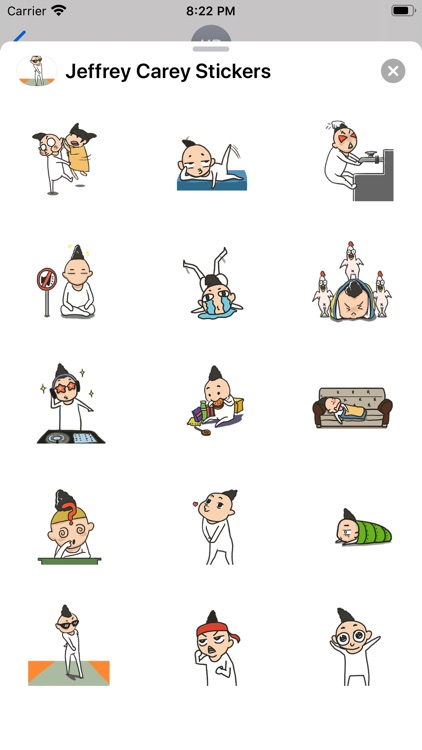 Jeffrey Carey Stickers