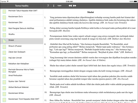 Paket Hadits for iPadのおすすめ画像2