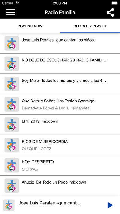 Radio Familia screenshot 2