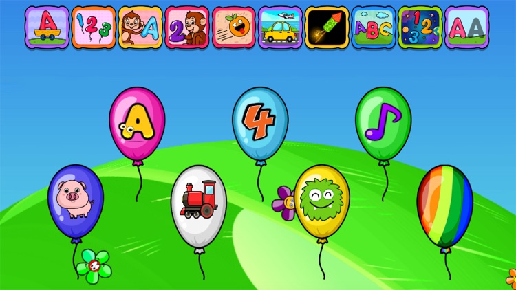 Balloon Pop - ABC kids games