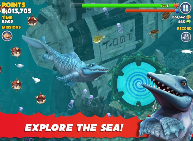 Hungry Shark Evolution On The App Store - lets play survive the shark attack in roblox shark bite