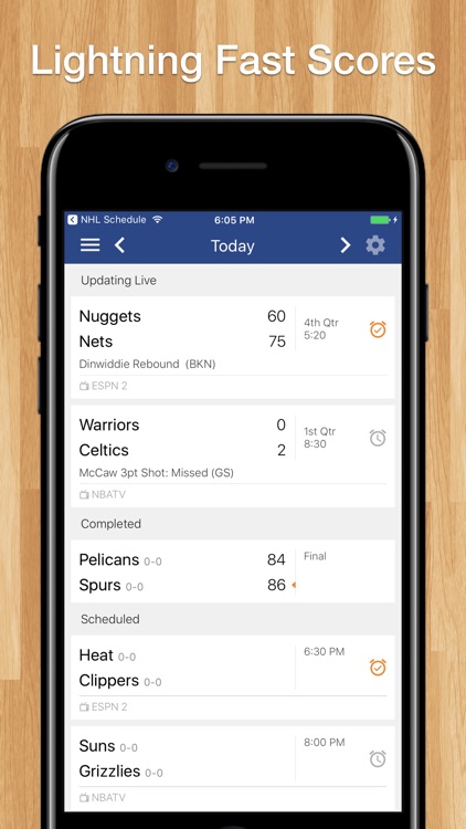 Basketball Schedules for NBA