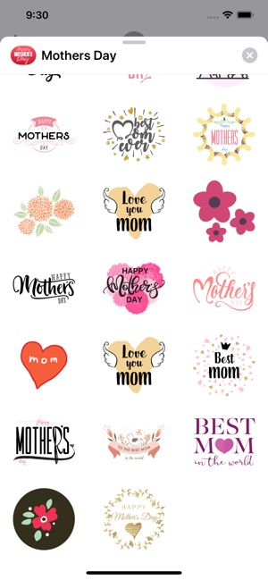 Mothers Day Greeting Stickers(圖3)-速報App