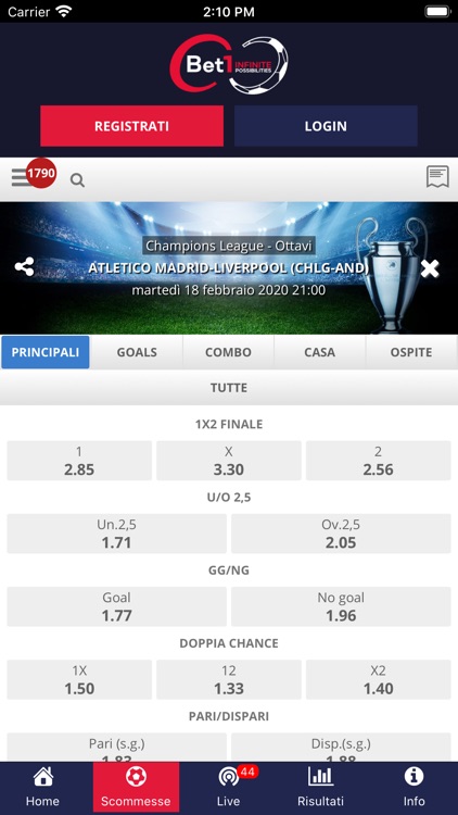 Bet1 Scommesse screenshot-3