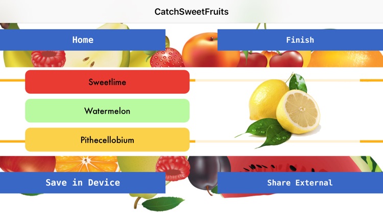 CatchSweetFruits