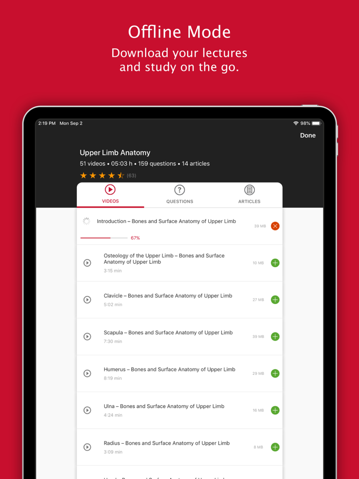 Lecturio UH Coll of Medicine