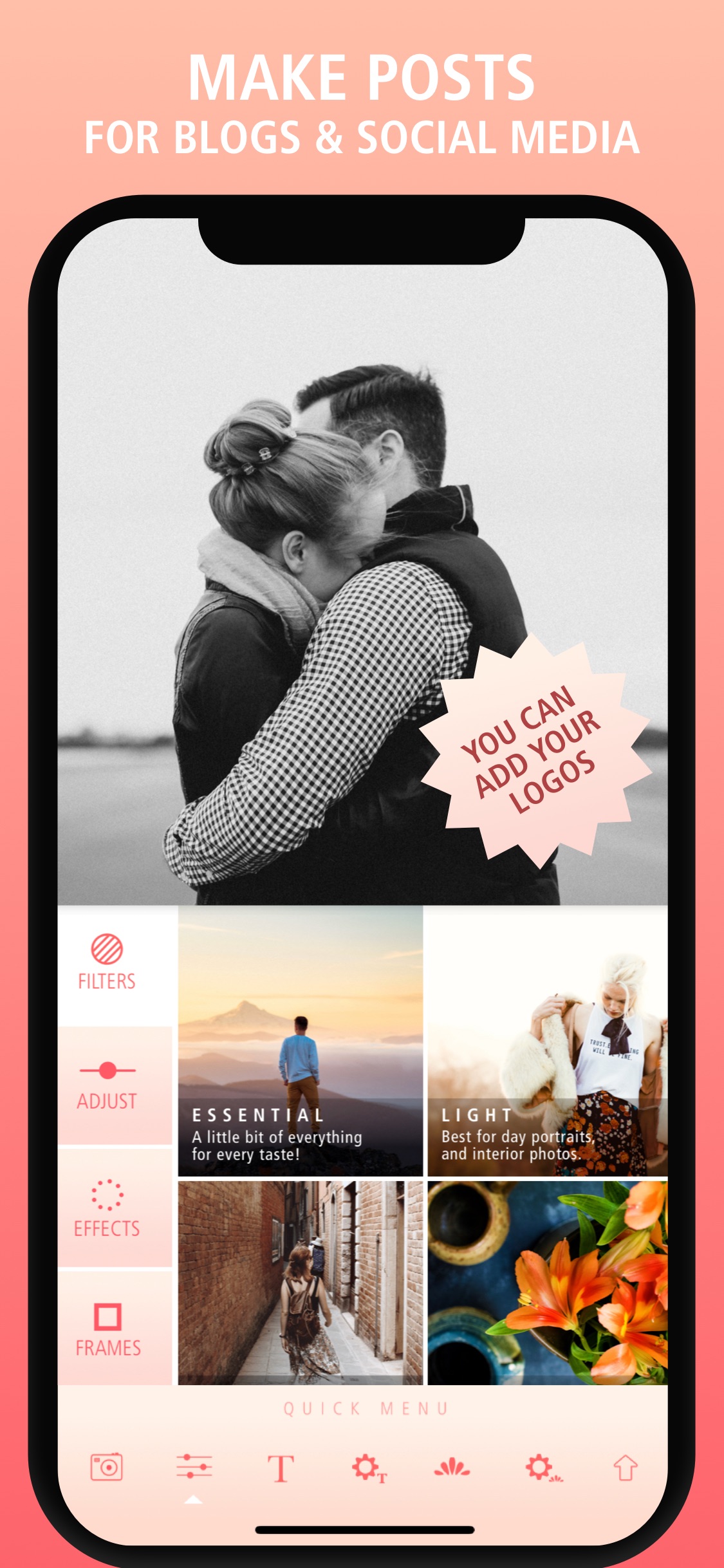 Screenshot do app Typic - Text on Photos