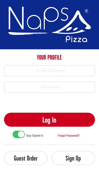 Naps Pizza App