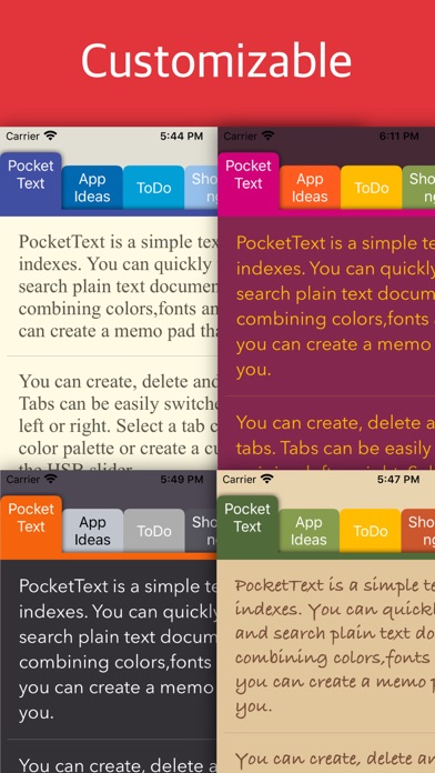 PocketText - Indexed Notes screenshot 3