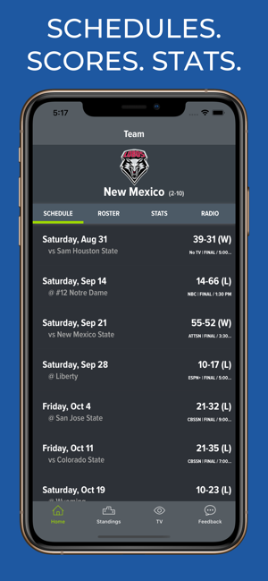 New Mexico Football Schedules(圖1)-速報App