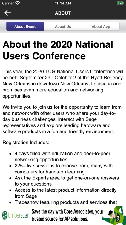 2020 TUG National Conference screenshot-3