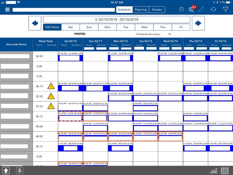 My Club Schedule for iPad