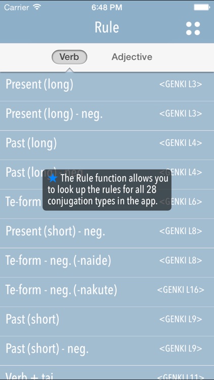 GENKI Conjugation Cards screenshot-4