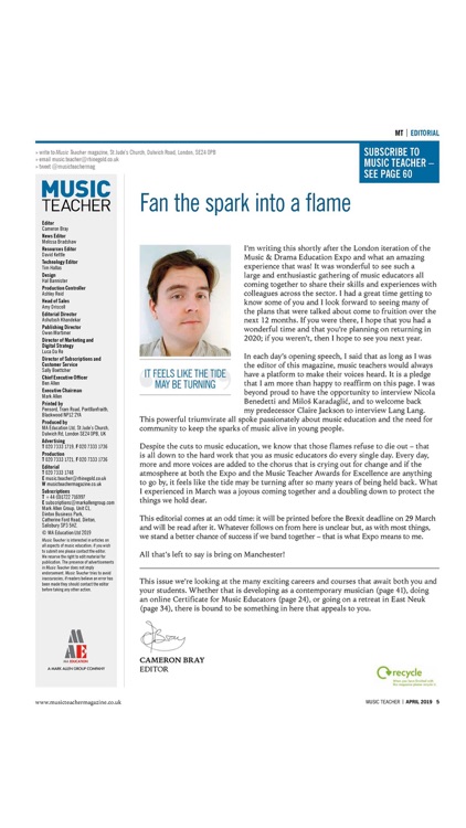 Music Teacher Magazine