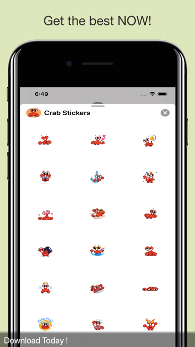 Crab Stickers Best of Crabs screenshot 2