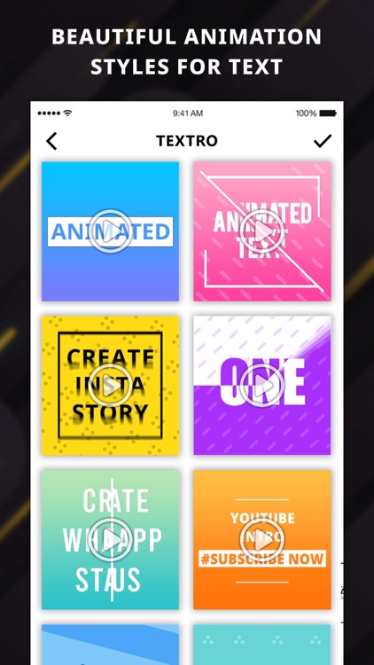 Textro -Animated Text Videos screenshot-4