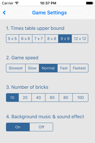 Maths Bricks - Multiplication screenshot 2
