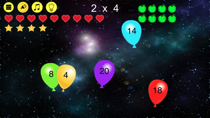 Times Tables Balloon Pop