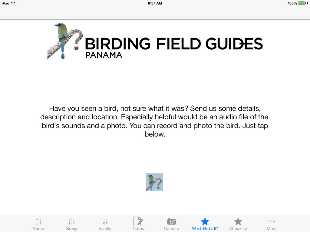 Panama Birds Field Guide screenshot 4