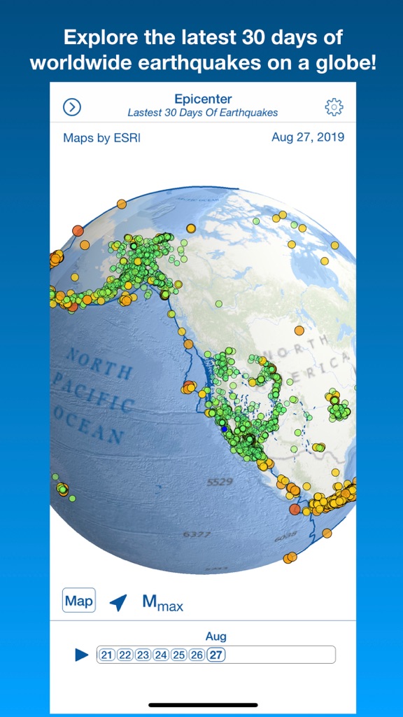 【图】Epicenter – Global Earthquakes(截图1) 【图】Epicenter – Global Earthquakes(截图1)