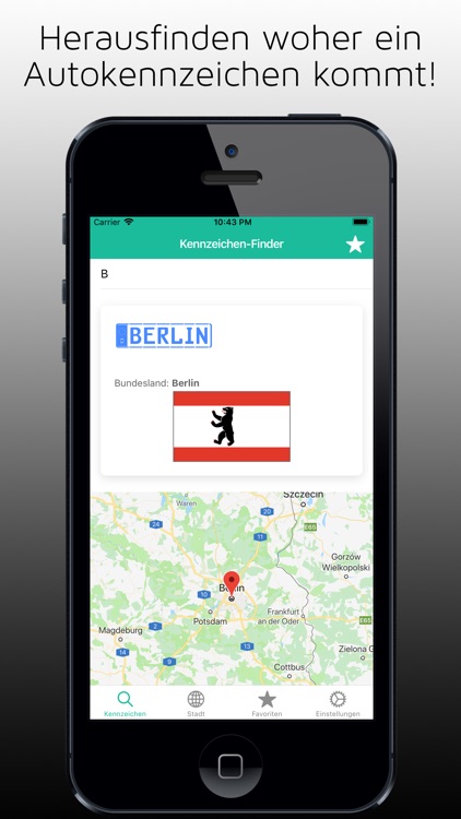 Kennzeichen-Finder mit Karte screenshot-0