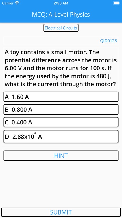 MCQ: Physics screenshot-6