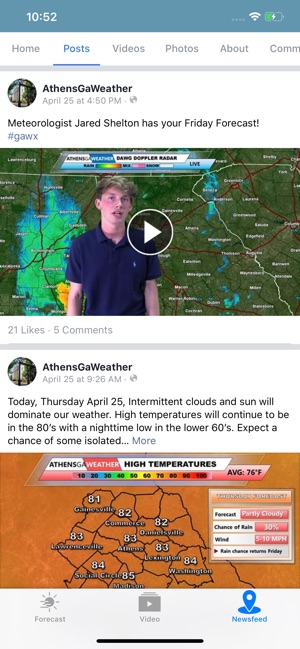 Athens Georgia Weather(圖3)-速報App