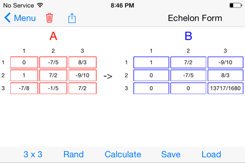 MatrixAlgebra screenshot 4