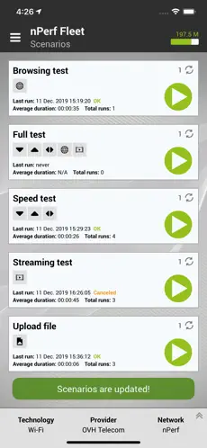 Screenshot 1 nPerf Fleet Agent iphone