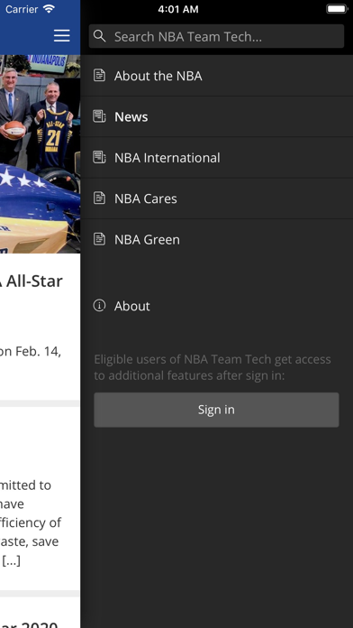 NBA Team Tech screenshot 2
