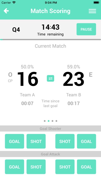 NetScore Netball Scoring