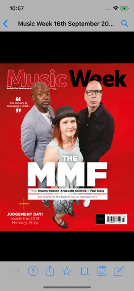 Game screenshot Music Week Magazine apk