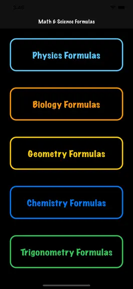 Game screenshot Math and Science Formulas mod apk