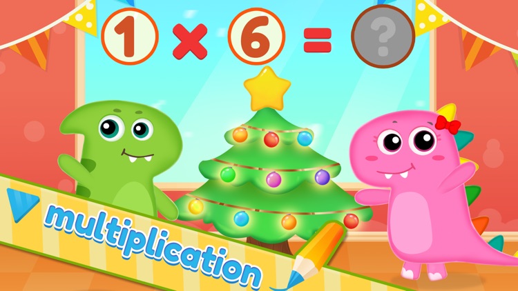 Dino School Kids Math Games screenshot-3