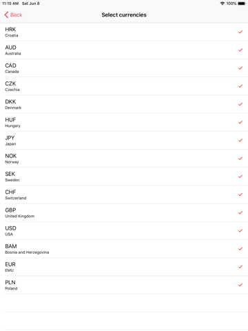 Croatian Exchange Rates screenshot 2