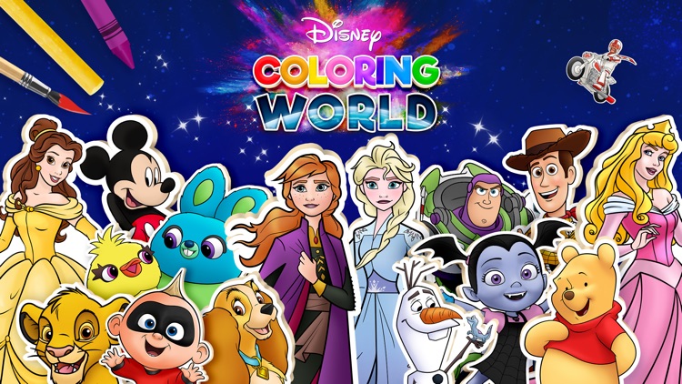 Disney Coloring World screenshot-0